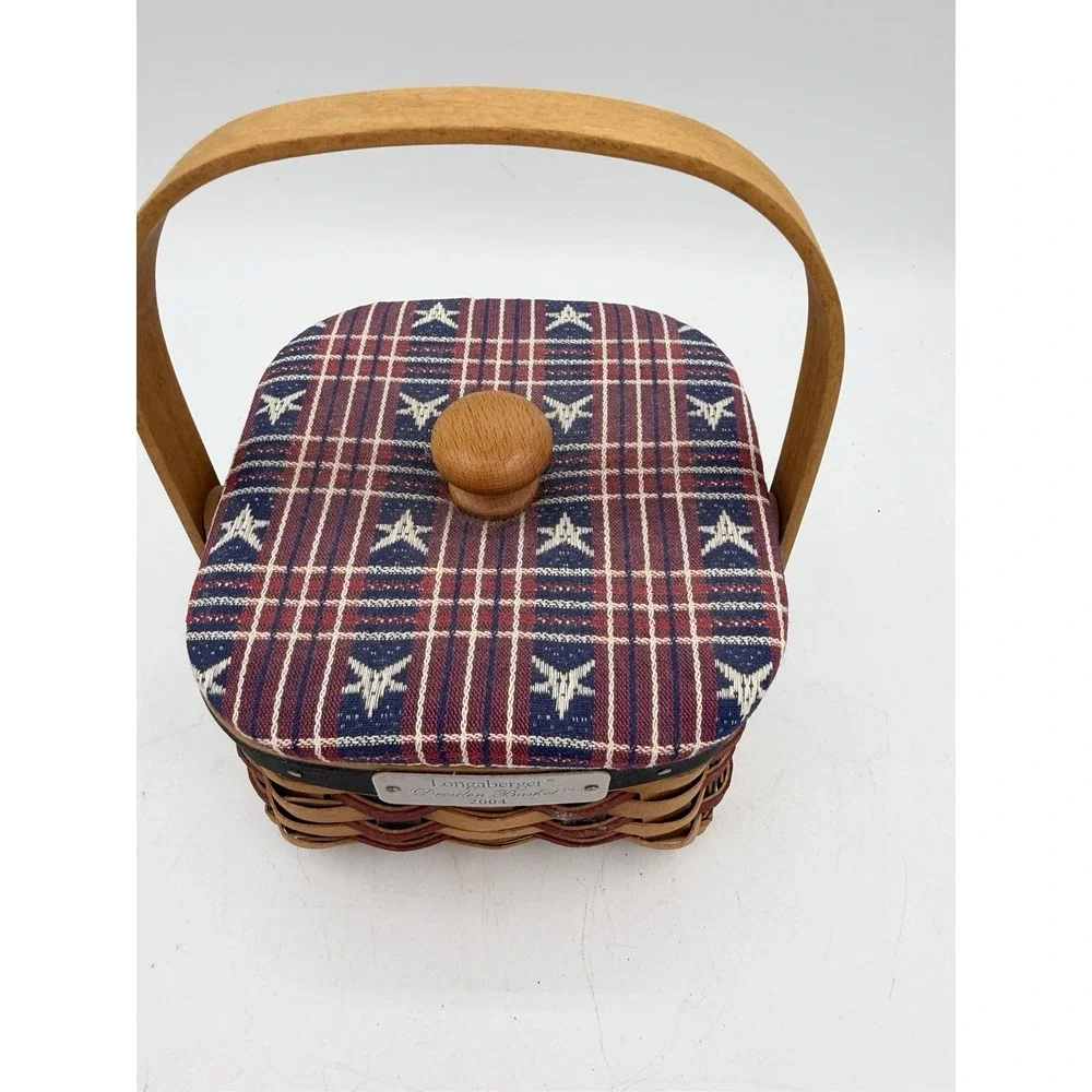 Longaberger 2004 Dresden Tour Basket Combo 🧺🏡 – Incl Liner,‎ Protector & Lid